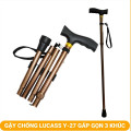 Gậy chống batoong 1 chân xếp gọn Lucass cho người già