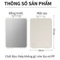 Thớt kháng khuẩn 2 mặt chống mốc, chống trầy, dễ vệ sinh, không gỉ