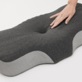 Gối cao su non thiết kế công thái học, chống mỏi cổ vai gáy, hỗ trợ ngủ sâu Ema, Size S Màu Tối + Vỏ