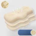 Gối cao su non thiết kế công thái học, chống mỏi cổ vai gáy, hỗ trợ ngủ sâu Ema, Size S Màu Tối + Vỏ