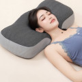 Gối cao su non thiết kế công thái học, chống mỏi cổ vai gáy, hỗ trợ ngủ sâu Ema, Size S Màu Tối + Vỏ