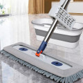 Cây lau nhà tự vắt tiện lợi, vải san hô cao cấp, đầu xoay linh hoạt