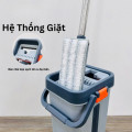 Cây lau nhà tự vắt cao cấp, bông siêu thấm hút, đầu xoay linh hoạt lau mọi góc