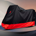 Bạt che xe máy chống thấm 4 mùa kèm lỗ khóa tiện lợi, an toàn, M Đỏ đen