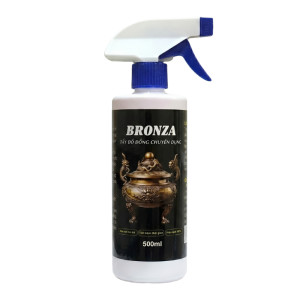 Chai xịt vệ sinh đồ đồng sáng bóng chống oxy hóa Bronza 500ml