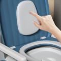 Ghế vệ sinh di động tựa lưng êm ái, chống trượt chắc chắn