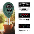Dụng cụ đo độ PH đất 3 trong 1, que thử PH, độ ẩm, ánh sáng