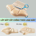 Miếng lót giày giảm size giày, chất liệu eva êm chân chống trầy, Màu kem - Loại dày 5mm