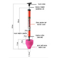 Cây bơm thông tắc bồn cầu nâng cấp, thiết kế đa năng, dễ sử dụng