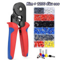 Kìm bấm cos vuông HSC8 6-4A tự điều chỉnh kèm 1200 đầu cos cao cấp