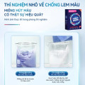 Giấy hút màu khi giặt CUBIC AQUA giữ quần áo trắng sáng, không loang màu