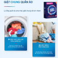 Giấy hút màu khi giặt CUBIC AQUA giữ quần áo trắng sáng, không loang màu