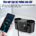 Quạt đeo thắt lưng Zlife Z10 2 cửa gió mạnh làm mát tiện lợi