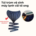 Túi trùm vệ sinh máy lạnh đuôi dài 2.5m chống thấm tiện dụng, Loại 1.8 mét