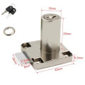 Ổ khóa tủ ngăn kéo chống gỉ kèm 2 chìa tiện dụng, KT 22mm