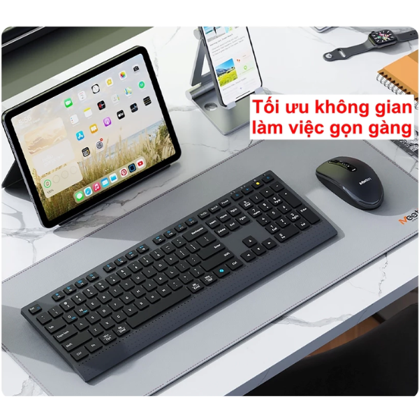 Bàn phím không dây văn phòng Meetion BTK2000 