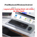 Bàn phím không dây văn phòng Meetion BTK2000 