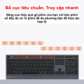 Bàn phím không dây văn phòng Meetion BTK2000 