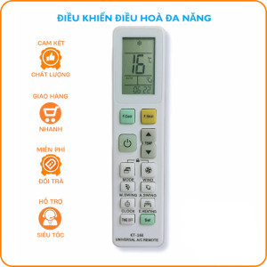Điều khiển điều hoà đa năng KT-16E dùng cho tất cả điều hoà trên thị trường (loại xịn)