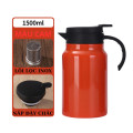  Bình pha trà kèm lõi lọc inox 1500ml , Màu cam