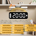 Đèn học gắn tường tích hợp đồng hồ, báo thức, chống cận đa năng, 32cm Có Remote