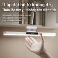Đèn học gắn tường tích hợp đồng hồ, báo thức, chống cận đa năng, 32cm Có Remote
