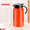 Ấm pha trà giữ nhiệt có lưới lọc dung tích 1500ml tiện lợi, Màu cam