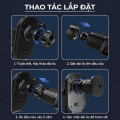 Giá đỡ điện thoại kẹp khe gió điều hòa ô tô xoay 360 độ linh hoạt, Giá đỡ cửa gió 23