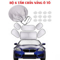 Bộ 6 món che nắng ô tô mát lạnh chống nóng hiệu quả