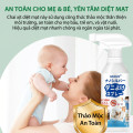 Combo 2 chai xịt côn trùng khử mùi diệt ve rệp an toàn 500ml
