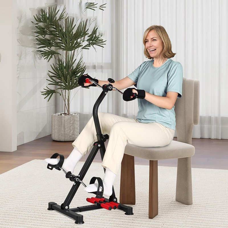 Xe đạp tập hỗ trợ phục hồi có massage tay chân tại nhà