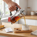 Bình pha trà cà phê thủy tinh kiểu Pháp dung tích 350ml