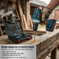 Máy khoan pin cầm tay 3 chức năng kèm 2 pin và bộ phụ kiện 24 chi tiết