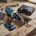Máy khoan pin cầm tay 3 chức năng kèm 2 pin và bộ phụ kiện 24 chi tiết