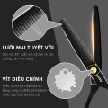 Bộ kéo cắt tỉa tóc gia đình chất liệu thép cao cấp chống gỉ, sắc bén