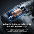 Máy khoan pin cầm tay 12V đa chức năng kèm 2 pin và bộ 24 phụ kiện