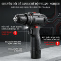 Máy khoan pin cầm tay 12V đa chức năng kèm 2 pin và bộ 24 phụ kiện