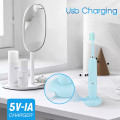 Máy lấy cao răng kiêm bàn chải điện sóng âm có đế sạc không dây