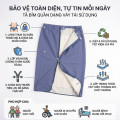 Quần thấm nước tiểu, tấm lót thấm nước tiểu thay thế tã bỉm tiện lợi, Size L (46 - 100cm)