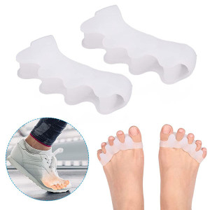 Combo 2 cặp dụng cụ silicone mềm tách ngón chân cái giảm đau, chỉnh hình
