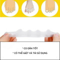 Combo 2 cặp dụng cụ silicone mềm tách ngón chân cái giảm đau, chỉnh hình