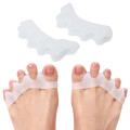 Combo 2 cặp dụng cụ silicone mềm tách ngón chân cái giảm đau, chỉnh hình