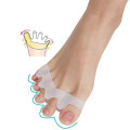 Combo 2 cặp dụng cụ silicone mềm tách ngón chân cái giảm đau, chỉnh hình