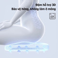 Đệm ngồi lót ghế cao su non chống trĩ, ngồi thoải mái cả ngày