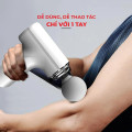 Máy massage cầm tay 5 đầu có cảm biến thông minh 6 cấp độ giúp giãn cơ