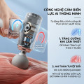 Máy massage cầm tay 5 đầu có cảm biến thông minh 6 cấp độ giúp giãn cơ