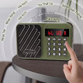 Đài radio FM bluetooth cầm tay bắt sóng tốt 2 cổng thẻ nhớ
