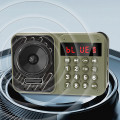 Đài radio FM bluetooth cầm tay bắt sóng tốt 2 cổng thẻ nhớ