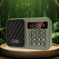 Đài radio FM bluetooth cầm tay bắt sóng tốt 2 cổng thẻ nhớ