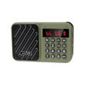 Đài radio FM bluetooth cầm tay bắt sóng tốt 2 cổng thẻ nhớ